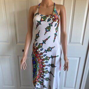 Trina Turk Multi-color Maxi Bodycon Beach Dress Size Small